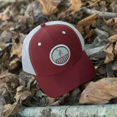 BONÉ AUSTIN WESTERN BORDO/CINZA