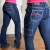 CALÇA DOCKS CARPINTEIRA FEM BORDADA - 5344 - comprar online
