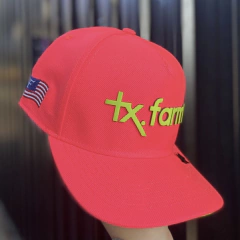 BONÉ TEXAS FARM - TF673 - ROSA NEON / AMARELO NEON
