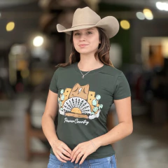 BLUSINHA POWER COUNTRY RAIO - VERDE MUSGO
