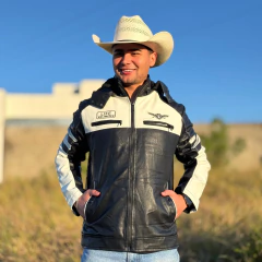 Jaqueta Couro Preta C/Off 97 Bordado Militar Masculina - HS 7715 - comprar online