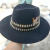CHAPÉU LAUANA PREMIUM AVELUDADO ESTILIZADO - PRETO na internet