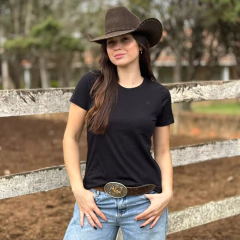 Blusinha Tex Team Rancher Bordada - Preta - comprar online