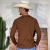 Camiseta Térmica Texas Farm Masculina UV50+ ML Marrom Chocolate - UVM007 - Country Style | Loja Online de Moda Country Masculina e Feminina