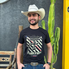 Camiseta Texas Farm Masc Preto USA - CM570 - comprar online