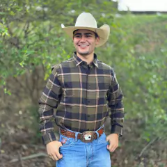 CAMISA SIBRA MASC XADREZ ML DE FLANELA MUSGO- 4135R