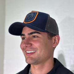 Boné Ram Clube Marinho / Cinza - comprar online