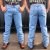CALÇA MASCULINA TRADICIONAL BILL WAY DELAVE - 1215
