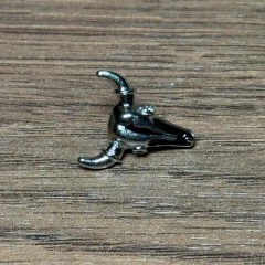 Broche/Pin Boi Prata Mini