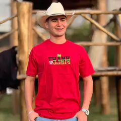 CAMISETA THANKFIELD MASC VERMELHA - 3031