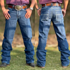 CALÇA TERRA DE RODEIO MASC 100% STONE LINHA BRANCA - 070