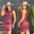 Vestido Unicorn Em Couro PU Vinho - 9504 - comprar online