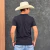Camiseta Gringa Masculina Square Bison Black - 1019029 na internet