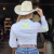 CAMISETE FEM TEX TEAM ML BD TXT-2501 - BRANCO na internet