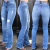 CALÇA TEX TEAM FEM RASGADINHA JULI - MÉDIA - comprar online