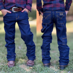 CALÇA CARPINTEIRA COUNTRY STYLE INFANTIL - STONE