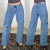Calça Consciência Jeans Relaxed Cargo Sky Médio - 24593 na internet
