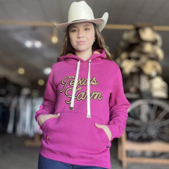 MOLETOM TEXAS FARM ROSA PINK FUCSIA - MTF027