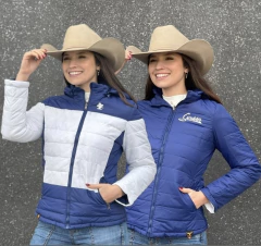 Jaqueta Sacudido's Feminina Dupla Face Azul / Branco - JAQF18 - comprar online