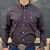 Camisa Austin Western Masc ML Slin Lisa - Chumbo / Cinza na internet