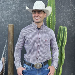 Camisa Ox Horns Masculina ml Vinho - 9565 - comprar online