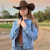 JAQUETA JEANS TEXAS FARM FEMININA-JQF002 - comprar online