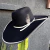 CHAPEU PRALANA FRONTIER 30x PRETO COM VIES BRANCO COM STRAS - Country Style | Loja Online de Moda Country Masculina e Feminina