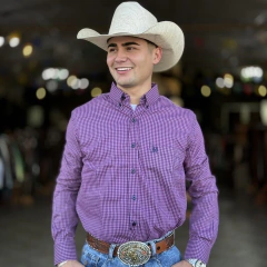 Camisa Ox Horns Masculina ml Xadrez Rosa - 9560