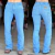 CALÇA TEX TEAM FEM CARPINTEIRA SOFIA - AZUL CLARO