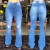 CALÇA DARDAK FLARE MÉDIA C/ RASGOS 4853