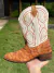BOTA TEXANA BICO REDONDO DE AVESTRUZ TEXAS COUNTRY