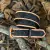 CINTO RODEO UNISSEX EM COURO TRABALHADO - BLACK