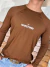 Camiseta Térmica Texas Farm Masculina UV50+ ML Marrom Chocolate - UVM007 na internet