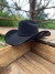 CHAPEU MUNDIAL ARIZONA DE FELTRO PRETO COM STRASS - comprar online