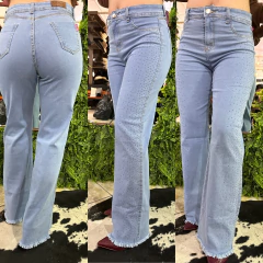 CALÇA LIVE ONE WIDE LEG DELAVE