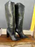 BOTA CROCO BICO FINO CANO LONGO PRETO 214.008 VICIO MIO - comprar online