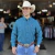 Camisa Life Western Masculina Ml Xadrez - Azul