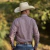 CAMISA AUSTIN WESTERN MASC SLIN ML - BORDO - comprar online