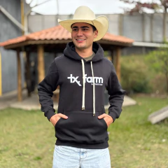 MOLETOM TEXAS FARM MT0036 PRETO/BRANCO - comprar online