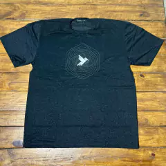 CAMISETÃO THANKFIELD FEM PRETA COM BRILHO - 7101