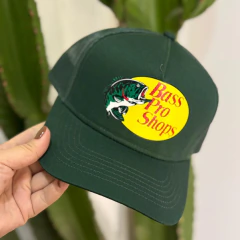 Boné Bass Pro Shops Verde Tela - 0025