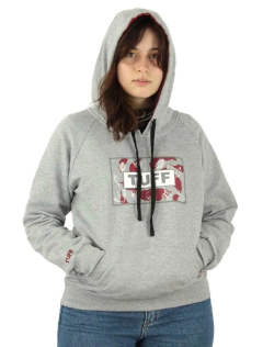 Moletom Tuff mescla com penas