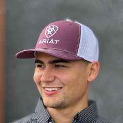 Boné Ariat Original Importado Vinho Branco - A300012609 - comprar online