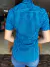 CAMISETE FEMININA MANGA CURTA XADREZ AZUL RIVERTON - comprar online