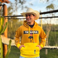 MOLETOM TATANKA UNISSEX PRETO CARAMELO - comprar online