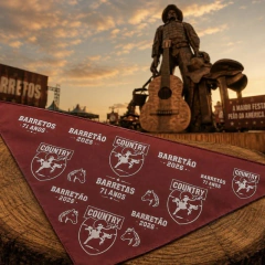 Bandana Barretão 2026 Personalizada - Vinho