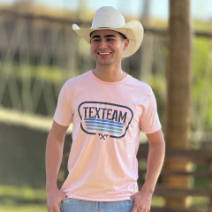CAMISETA TEX TEAM MASC EST MARINHO - ROSA