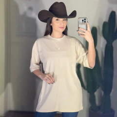 Camisetão Western Bege - VII - comprar online