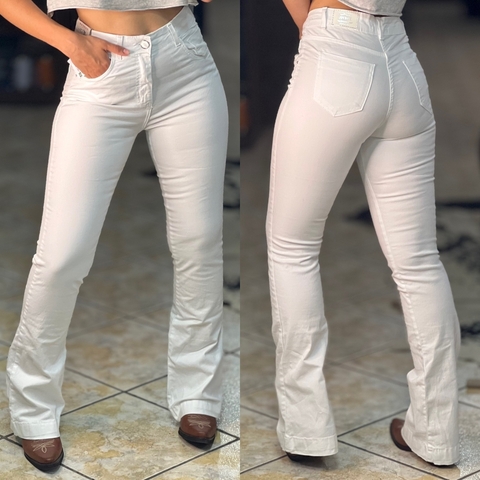 CALÇA BRANCA DARDAK VMP FLARE WHITE - 9358