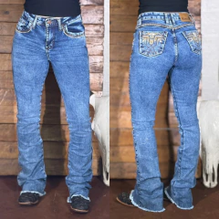 Calça Fem Bordada Best Rodeio Genuine Gun - F566